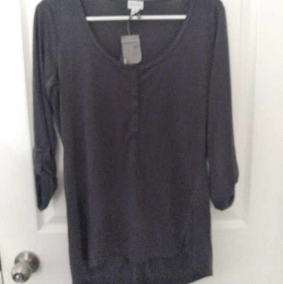 Dynamite Henley, charcoal grey, long, New - Picture 2 of 6